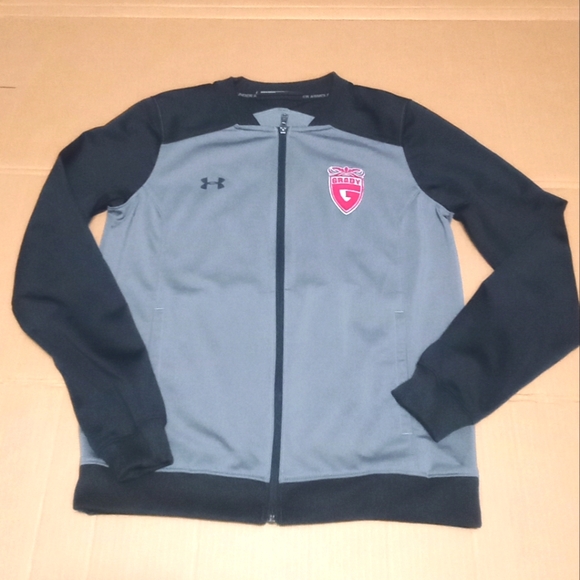 Grady Swim Team Midtown High School Atlanta Under Armour Zip Jacket Medium - Picture 3 of 12